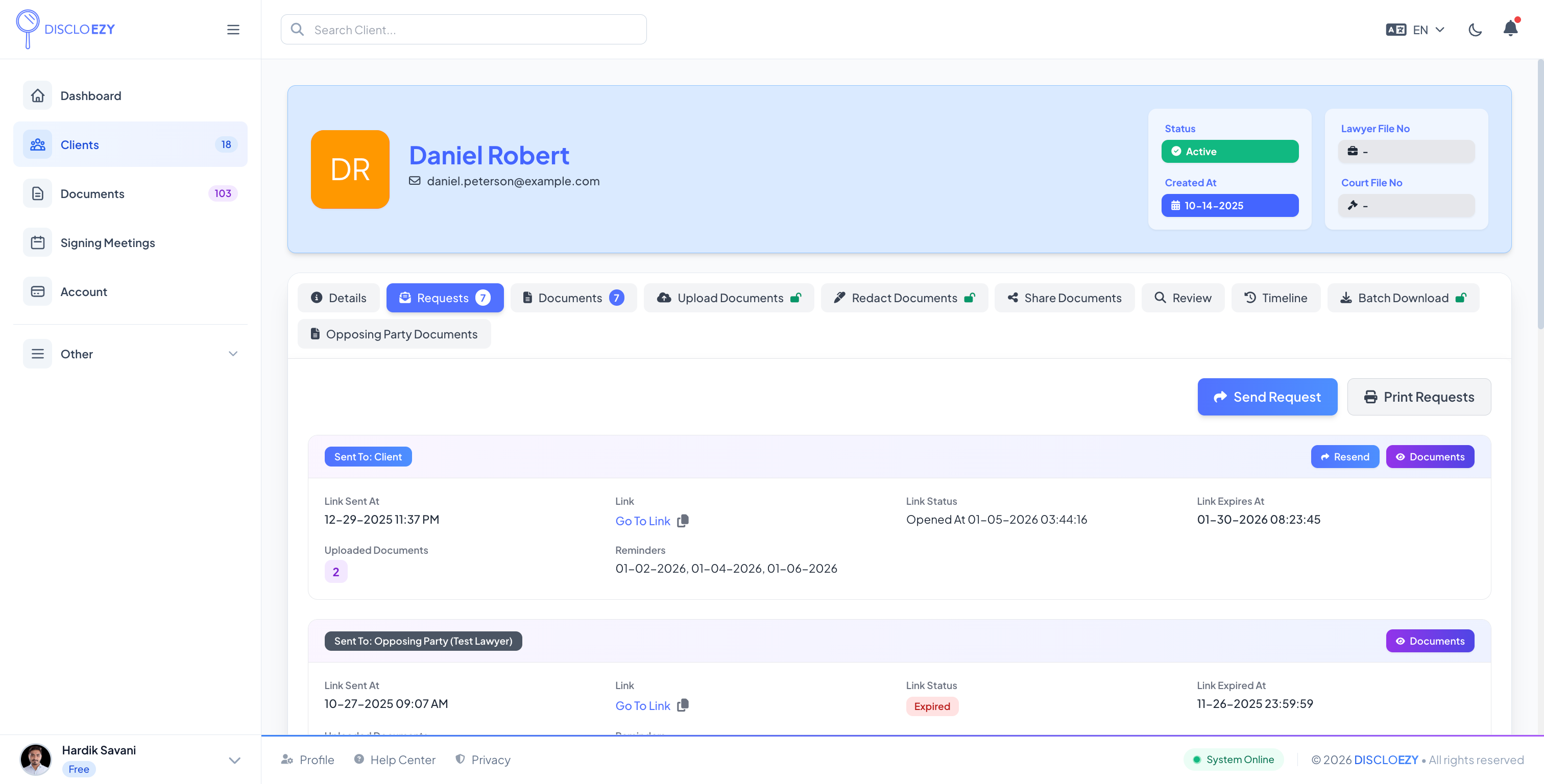Online Document Collection