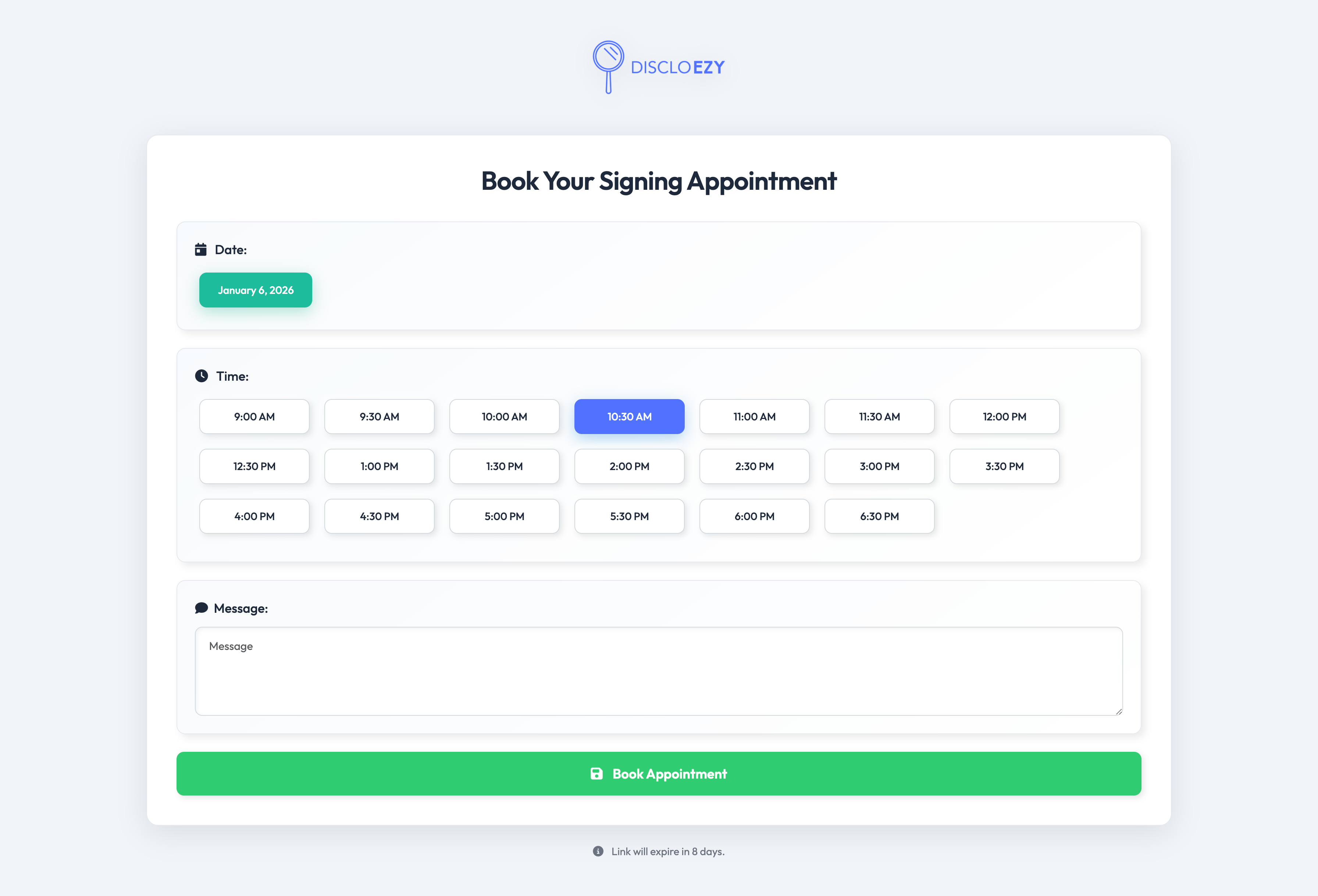 Online Appointment Booking